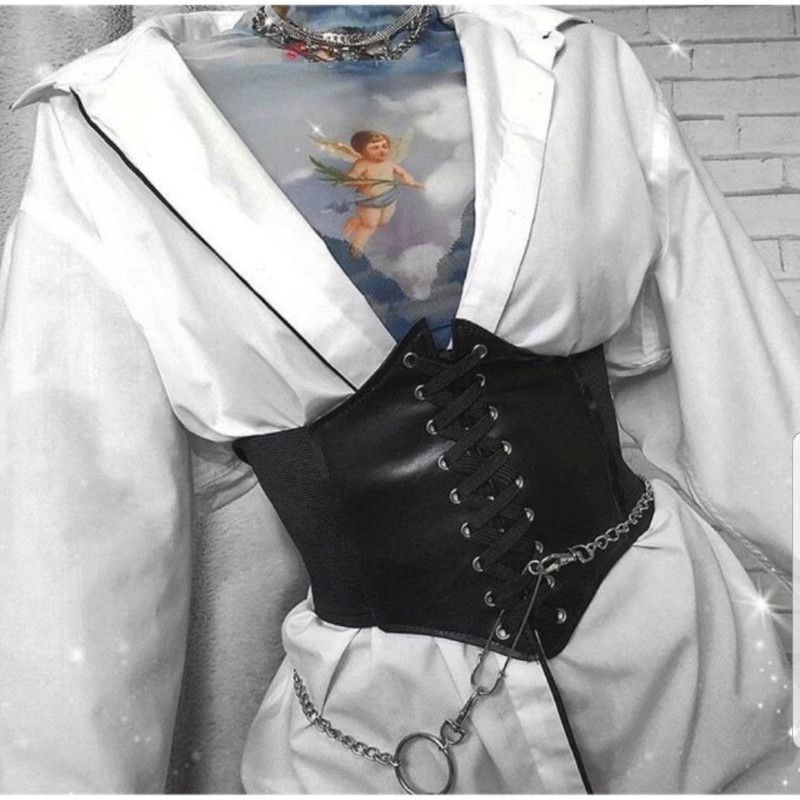 [ Có Sẵn ] Thắt Eo Nịt Bụng Lưng Bản To / Belt Corset