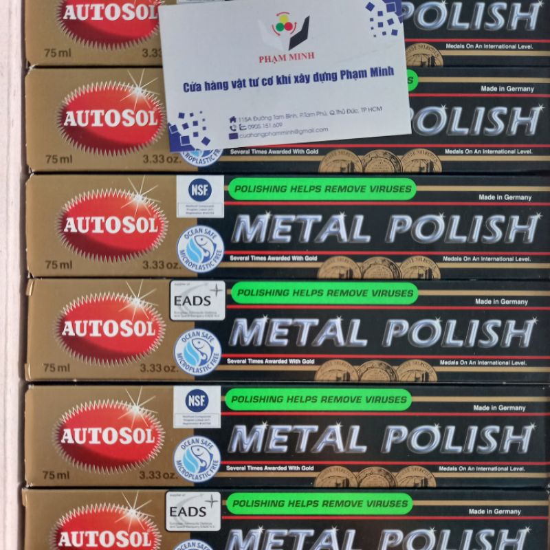 Kem đánh bóng kim loại inox Autosol Metal Polish- made in Germany