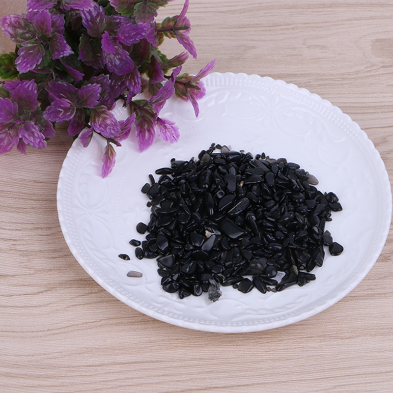 50g Đá Tourmaline Đen Tự Nhiên Dùng Trang Trí Bể Cá