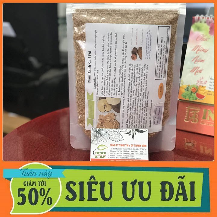 Nấm Linh Chi Đỏ 100gr [Chọn Lọc 100%]