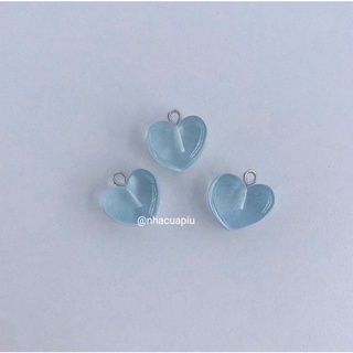 charm nhựa trái tim