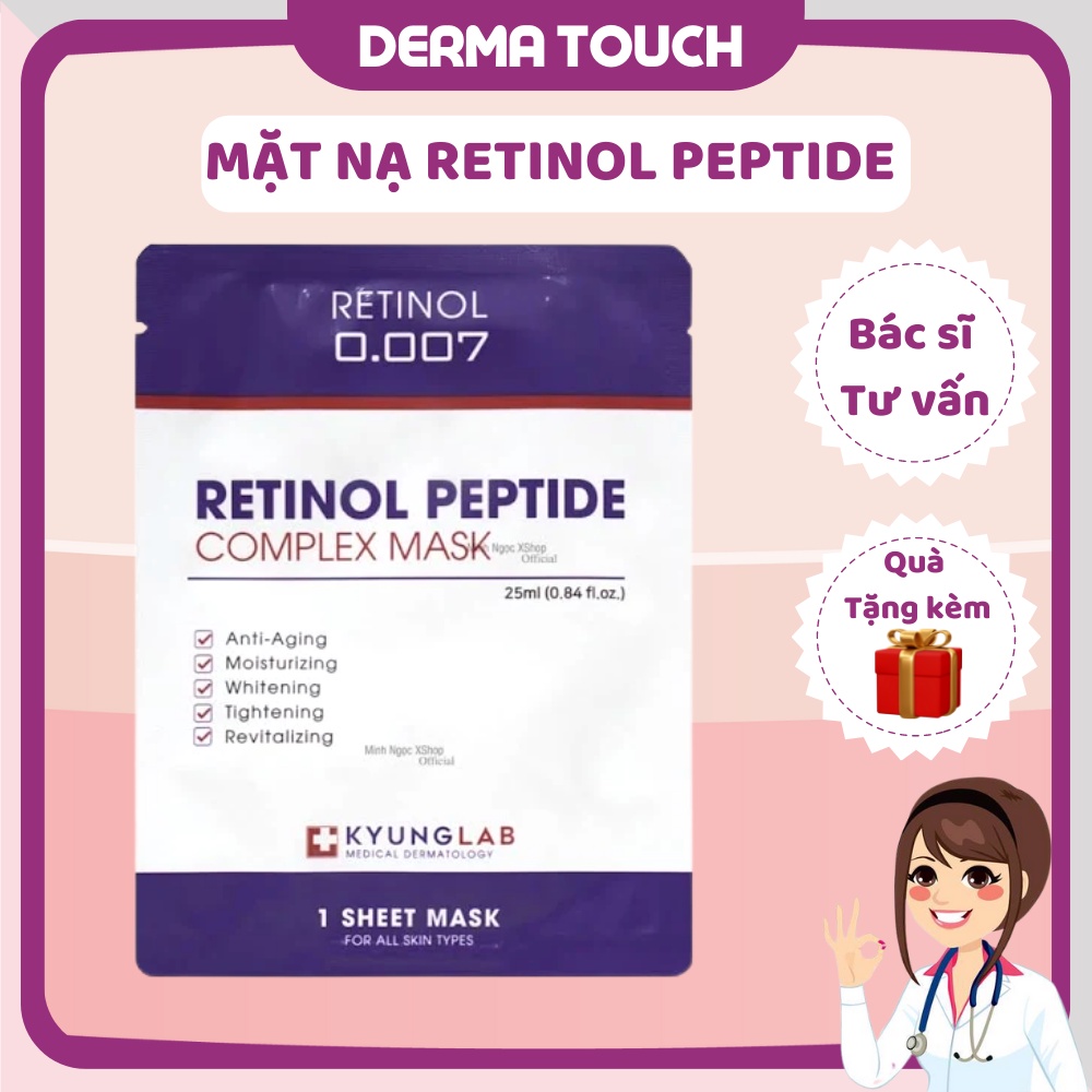 Mặt nạ Retinol Kyung Lab Peptide Complex Mask 25ml lẻ 1 miếng - Dược mỹ phẩm Derma Touch