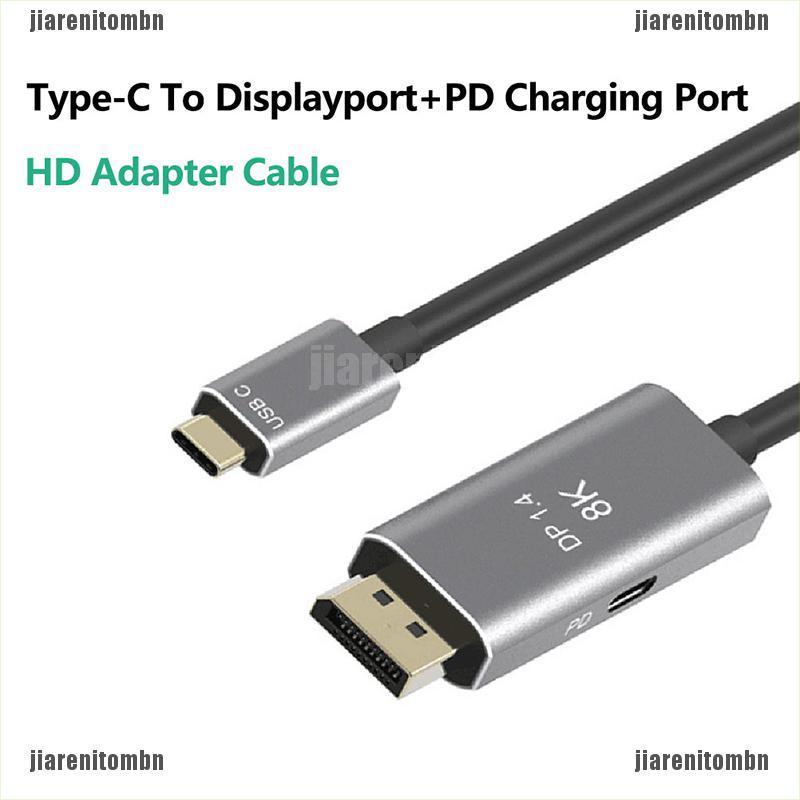 Dây cáp USB C sang DisplayPort 1.4 8K USB-C PD 8K@60Hz | BigBuy360 - bigbuy360.vn