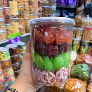 Hủ 5 loại ô mai - xí muội 500gr