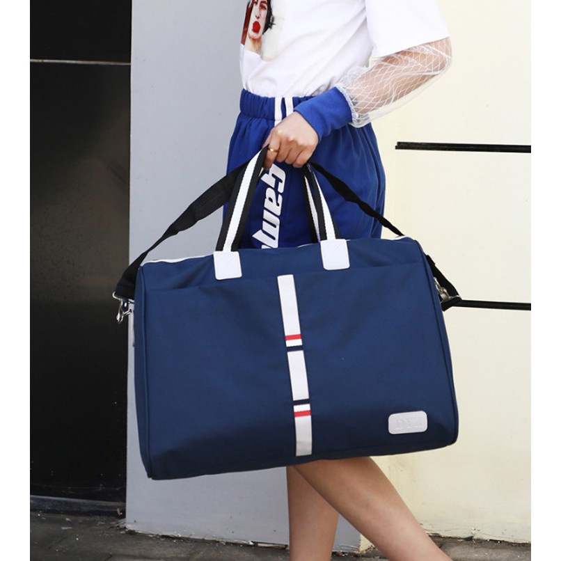 Túi trống du lịch đi tập Túi trống du lịch đi tập gym tập yoga chất liệu vải dù 2 lớp cao cấp size 48cm TT003