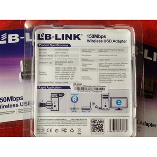 Thu wifi LB link- usb, laptop và máy bàn