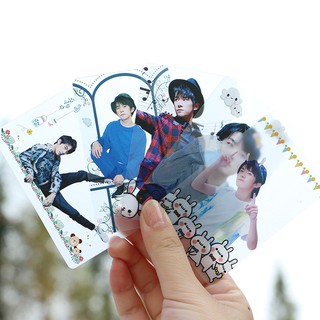 Set 5 Card trong suốt Thiên Tỉ TFBoys