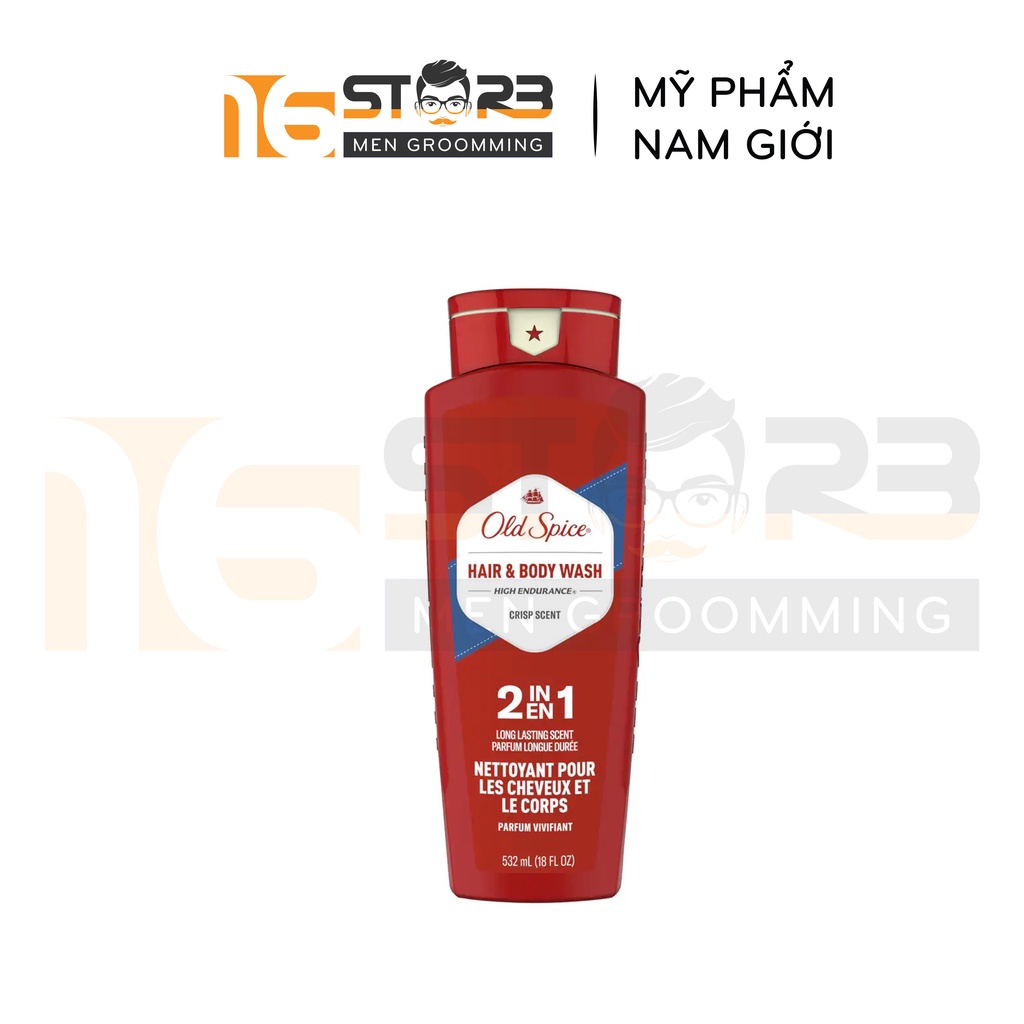 [Chính Hãng 100%] Sữa Tắm Old Spice Timber, Fiji, Bearglove, Wolfthorn 473ml/532ml - Nhập Khẩu Mỹ