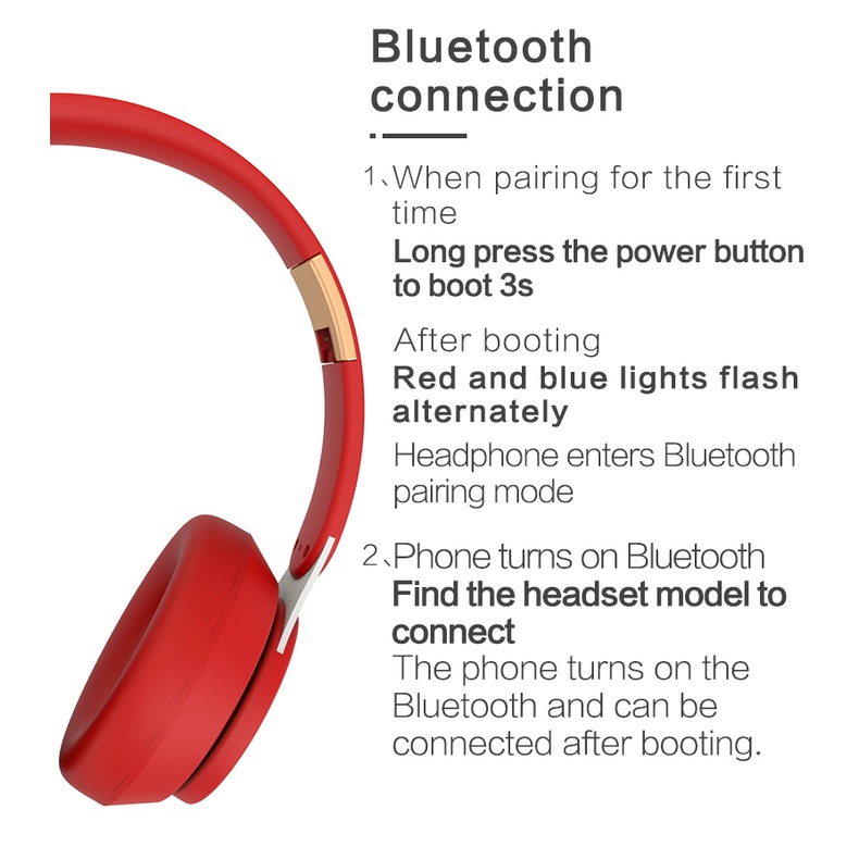 Tai nghe chụp tai Newmsnr 07S Bluetooth chống ồn 9D âm thanh nổi có mic gấp gọn