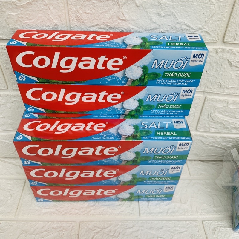 Kem đánh răng colgate Muối Thảo Dược 225g,Nướu &amp; Răng chắc khỏe, hơi thở thơm mát