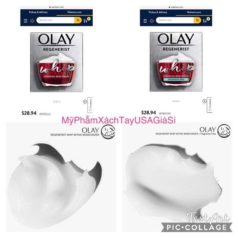 [HàngMỹ]Kem Dưỡng Chống Lão Hóa Olay Regenerist Whip Active Moisturizer 48g