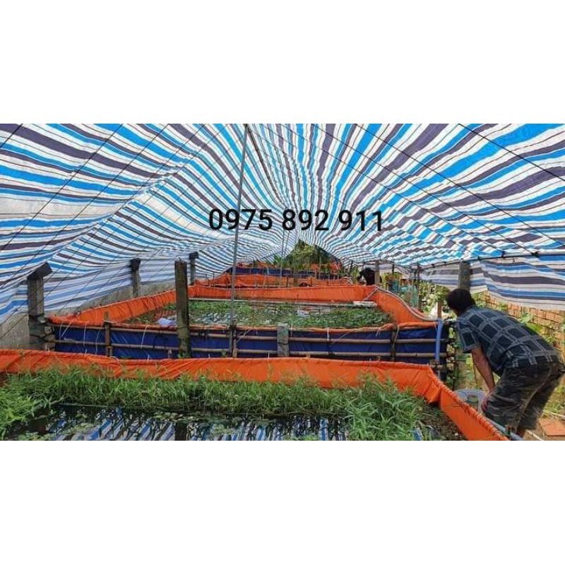 bể bạt nuôi ốc , ếch , cá - loại 10m2 ( hàng 5x2x1 )