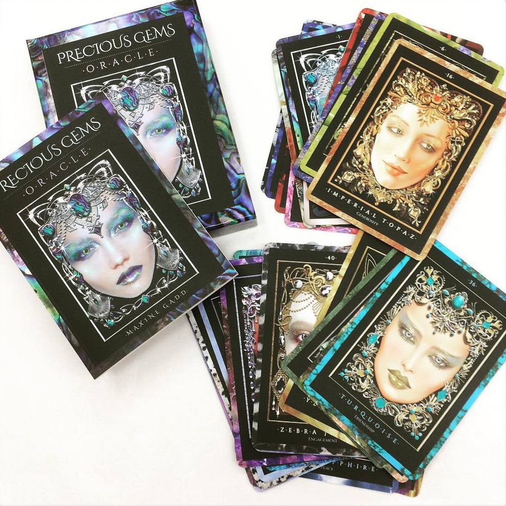 Bộ Bài Precious Gems Oracle (Mystic House Tarot Shop) - Bài Gốc Authentic Chính Hãng 100%
