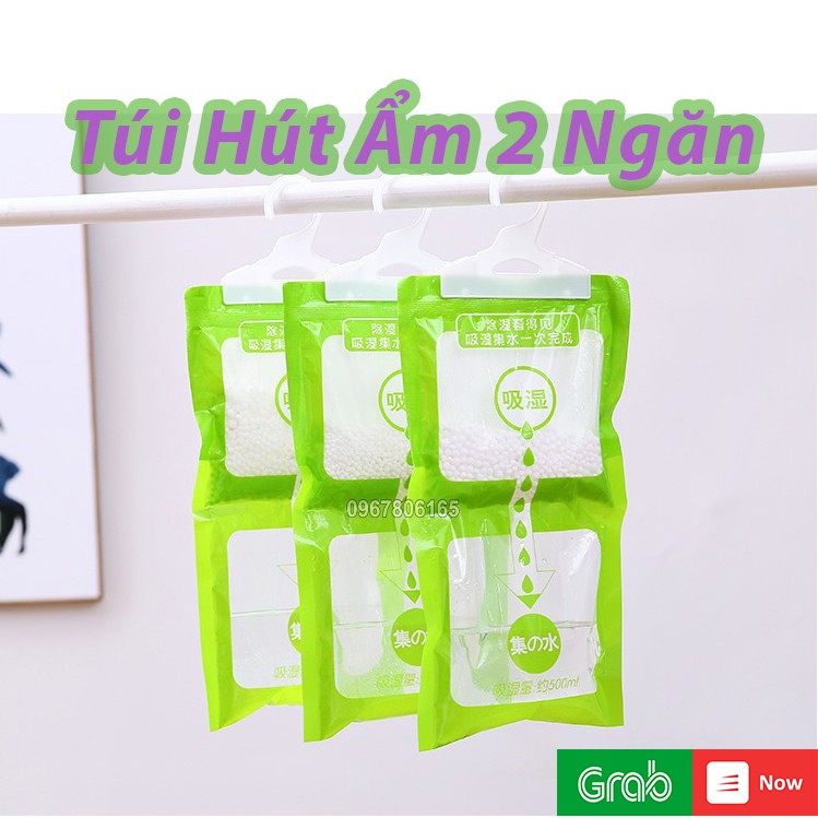 Túi Hút Ẩm Gói To 2 Ngăn Có Móc Treo Đa Năng Siêu Thấm Hút Cực Tốt