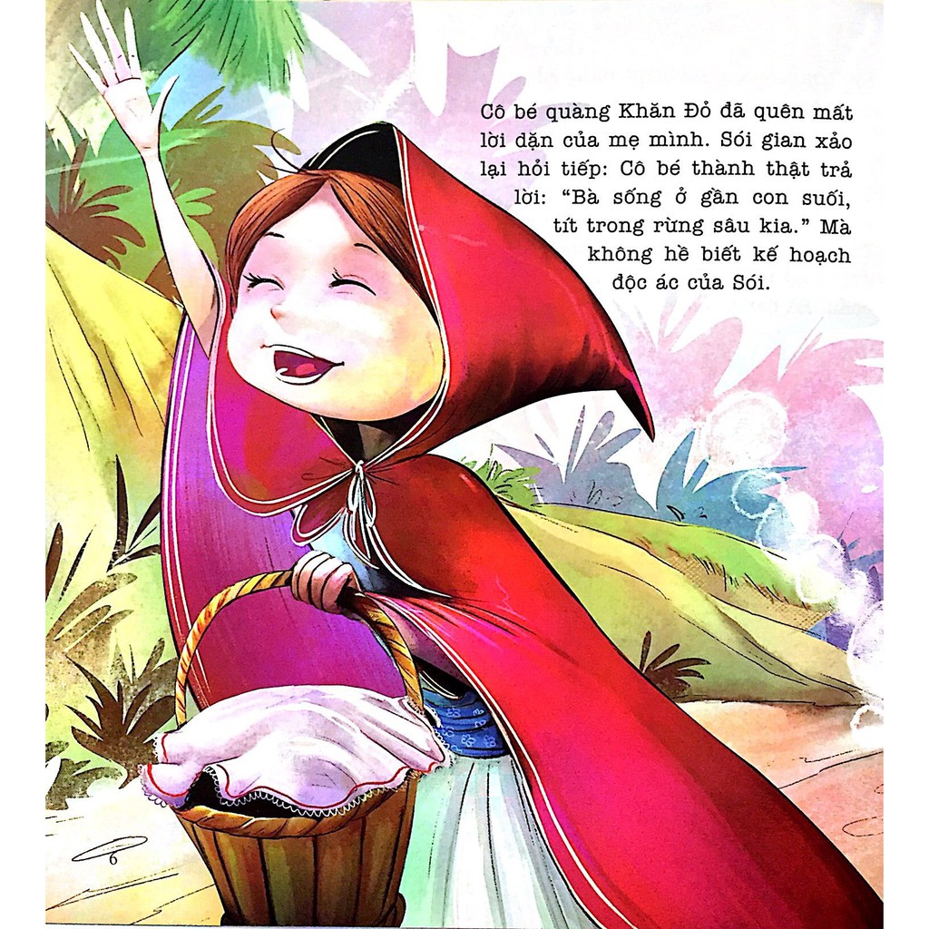 Sách - Ehon - Cô bé quàng khăn đỏ - Little red riding hood