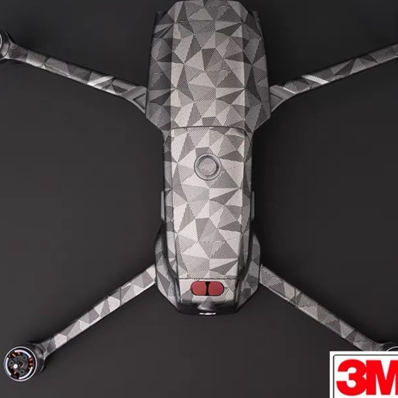 Miếng Dán Skin 3M cho Flycam  - Mẫu nordic titan vân nổi - Dán được cho tất cả dòng Fl Cam DJI Mavic Pro 1/ Pro 2/ Pro 3
