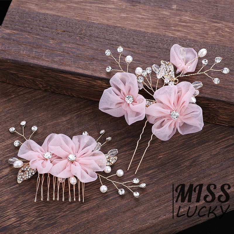 Lược cài tóc kiểu dáng thời trang thanh tú cho cô dâu