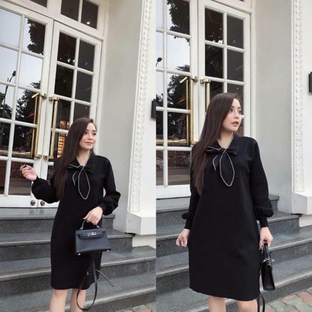 VÁY LEN CỔ NƠ