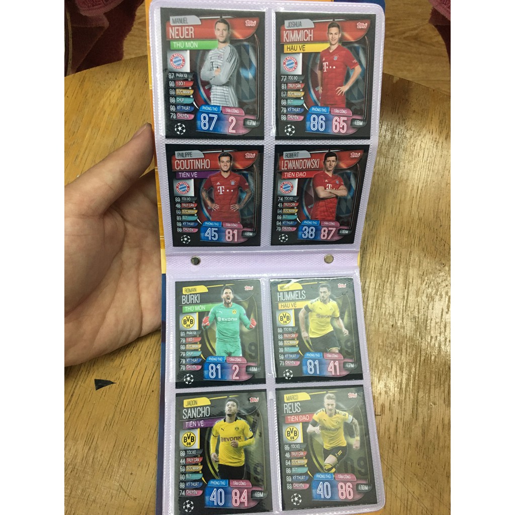 Bộ Sưu Tập 80 Thẻ In Match Attax 2019-20 Poca