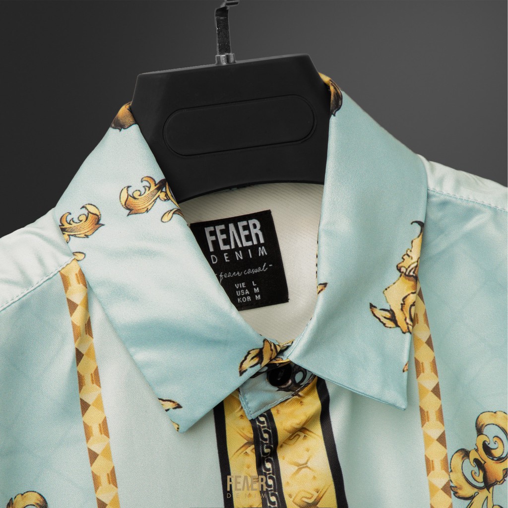 Áo sơ mi nam FEAER DENIM chất thoáng khí nhẹ vải lụa BLUE HORSE GOLD | BigBuy360 - bigbuy360.vn