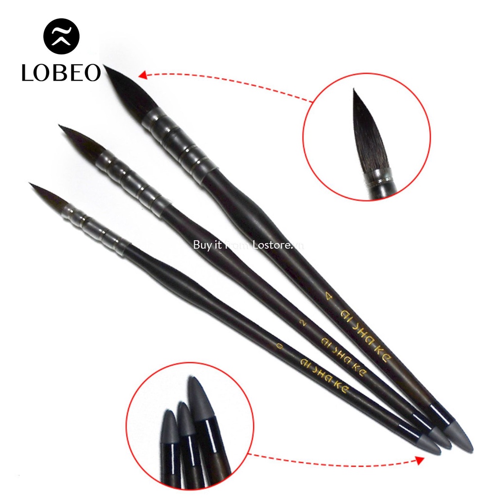[ LỖ STORE ] Cọ Mop Ishake lông sóc mix lông nhân tạo