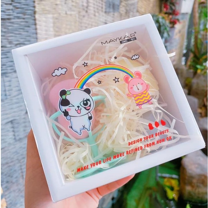 Set 3 bông Mút hồ lô tán nền kèm giá đựng | BigBuy360 - bigbuy360.vn