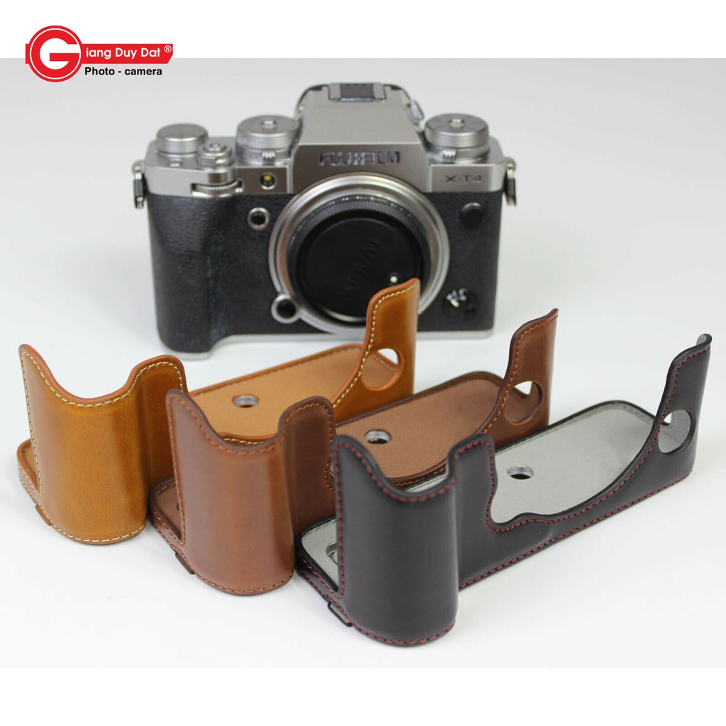 Bao Da Halfcase Thời Trang Dành Cho Máy Ảnh Fujifilm X-T4 l Halfcase Fujifilm X-T4 l Bao da fujifilm X-T4