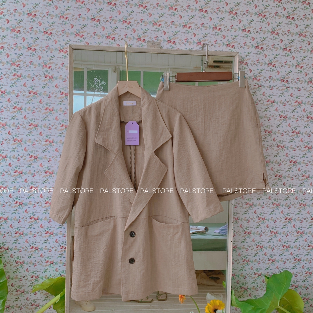 [Mã FAGREEN1505 giảm 10% tối đa 30K đơn 99K] Áo Blazer ( Vest) + Quần váy | BigBuy360 - bigbuy360.vn
