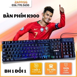 Bàn phím máy tính K900 KAW, giả cơ thế hệ mới, led đổi màu đẹp mắt bảo hành 1 đổi 1 toàn quốc