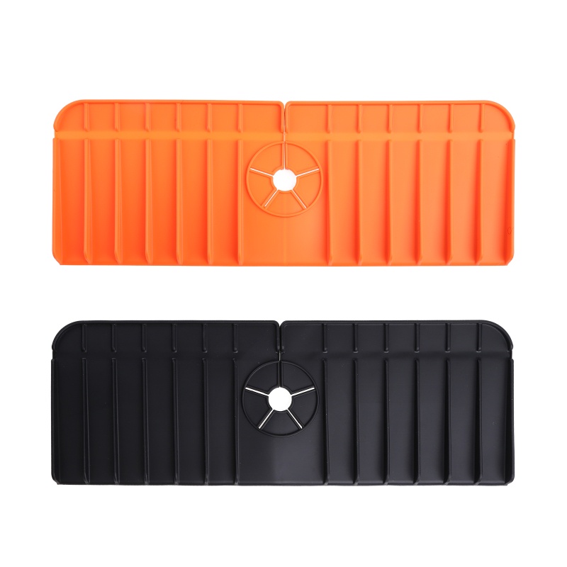 Aoto Thảm Silicone Phơi Khô Chén Dĩa Có Tay Cầm Chống Văng Nước Cho Nhà Bếp Nhà Tắm