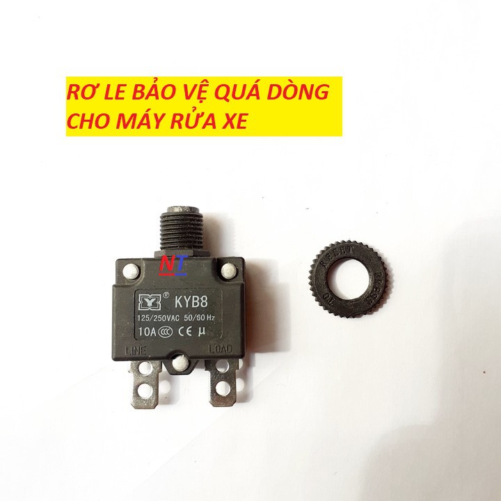 rơ le tự ngắt dùng cho máy rửa xe 10A - rơ le máy rửa xe 10A.