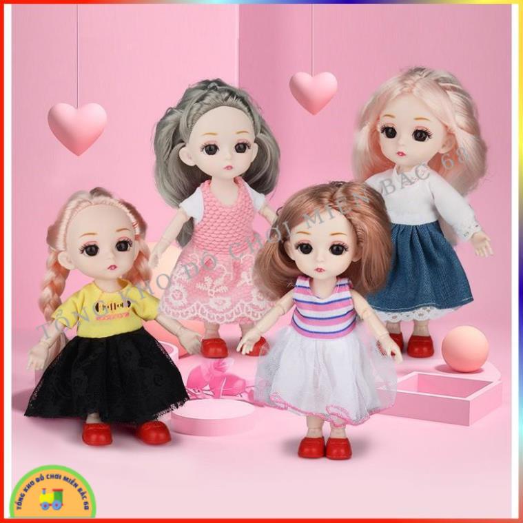 Đồ chơi Búp bê babie elsa cao 18 cm gồm 13 khớp linh hoạt bộ sưu tập búp bê vô cùng dễ thương cho các bé gái TKMB68