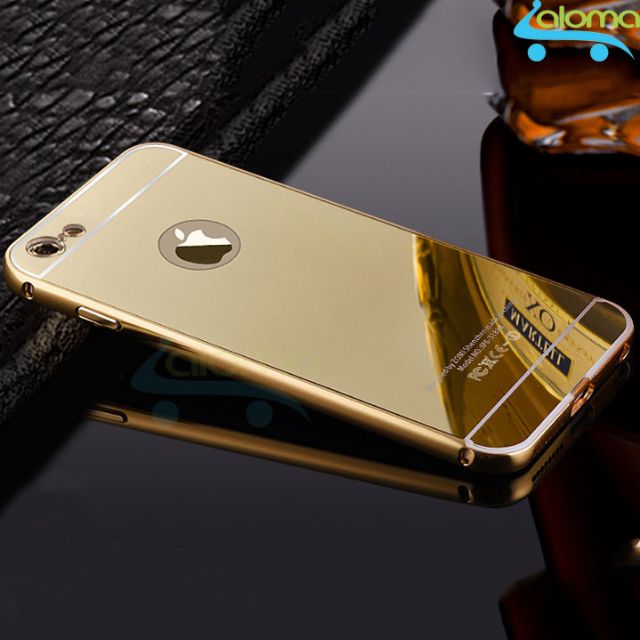 ỐP Tráng Gương Viền Kim Loại, Ốp Lưng Nhôm Iphone 5,5S,SE,6,6S,6Plus, 6S Plus