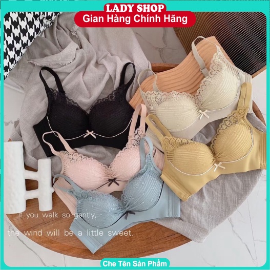 Bộ lót siêu nâng ngực[ KÈM QUÀ TẶNG ]set áo ngực cao su non thông hơi tạo phom đẹp với thiết kế ren trẻ trung | BigBuy360 - bigbuy360.vn