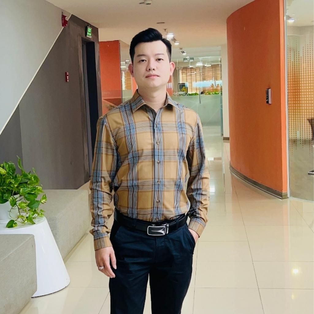 Áo Sơ Mi Nam Dài Tay OWEN AR220885D Somi Công Sở Vải Sợi Tre Cao Cấp Màu Kẻ Caro Nâu Đen Dáng Suông Tà Lượn Không Túi