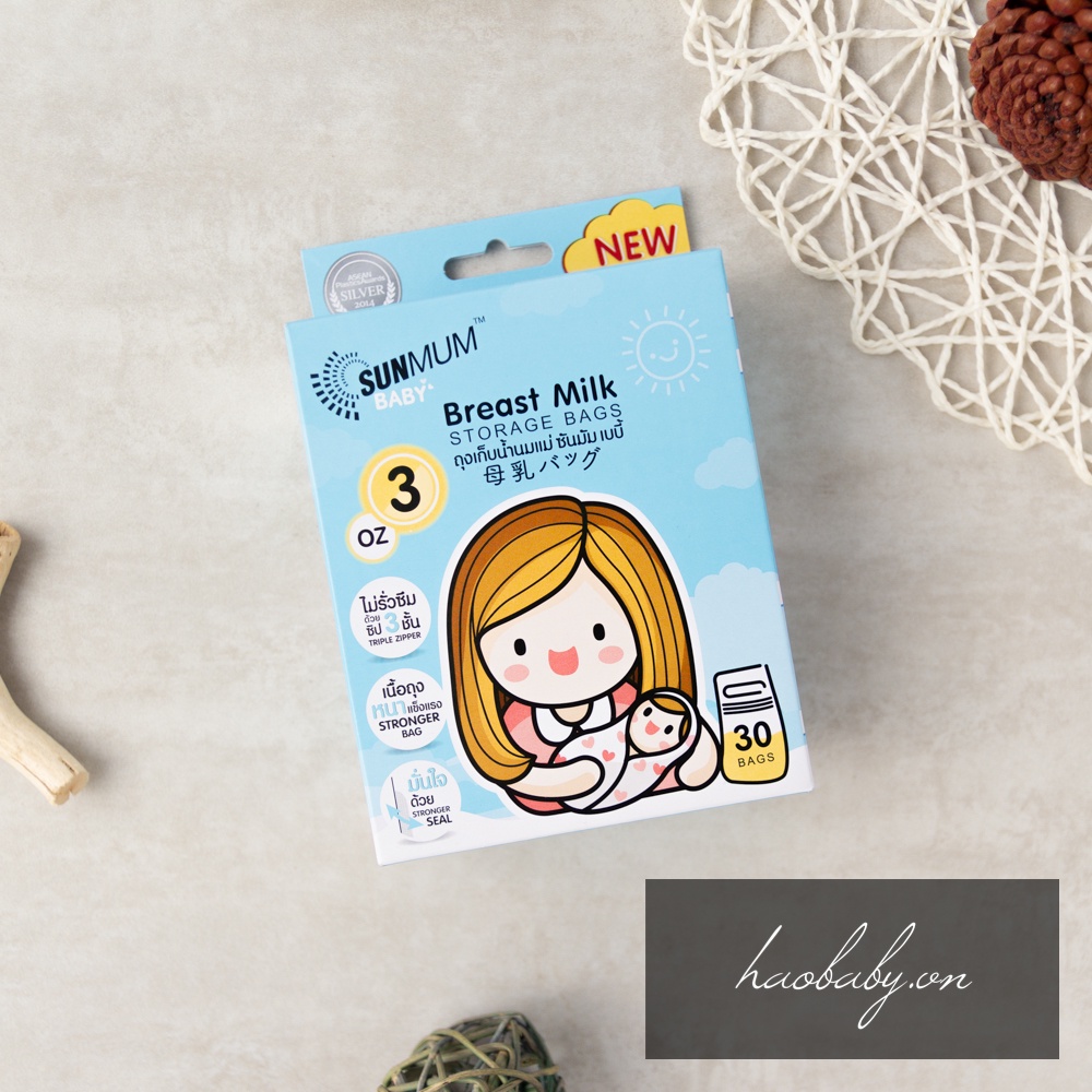 Túi trữ sữa Sunmum Thái Lan 100/250ml