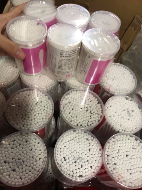 Hộp 200c bông tăm Nhật bản người lớn và trẻ em