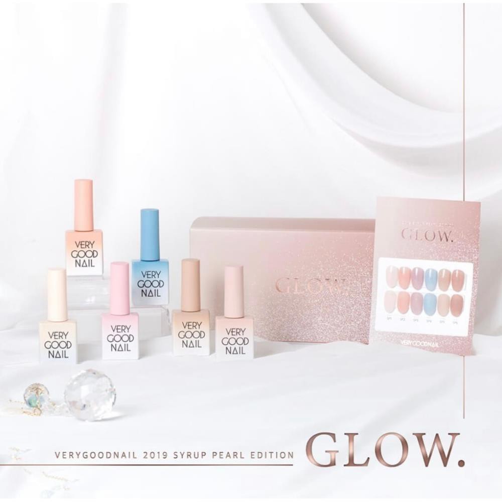 🛑FreeShip Xtra🛑 Sơn Thạch Very good Nail chai lẻ 10ml Tách lẻ Set Syrup Pearl Glow Collection