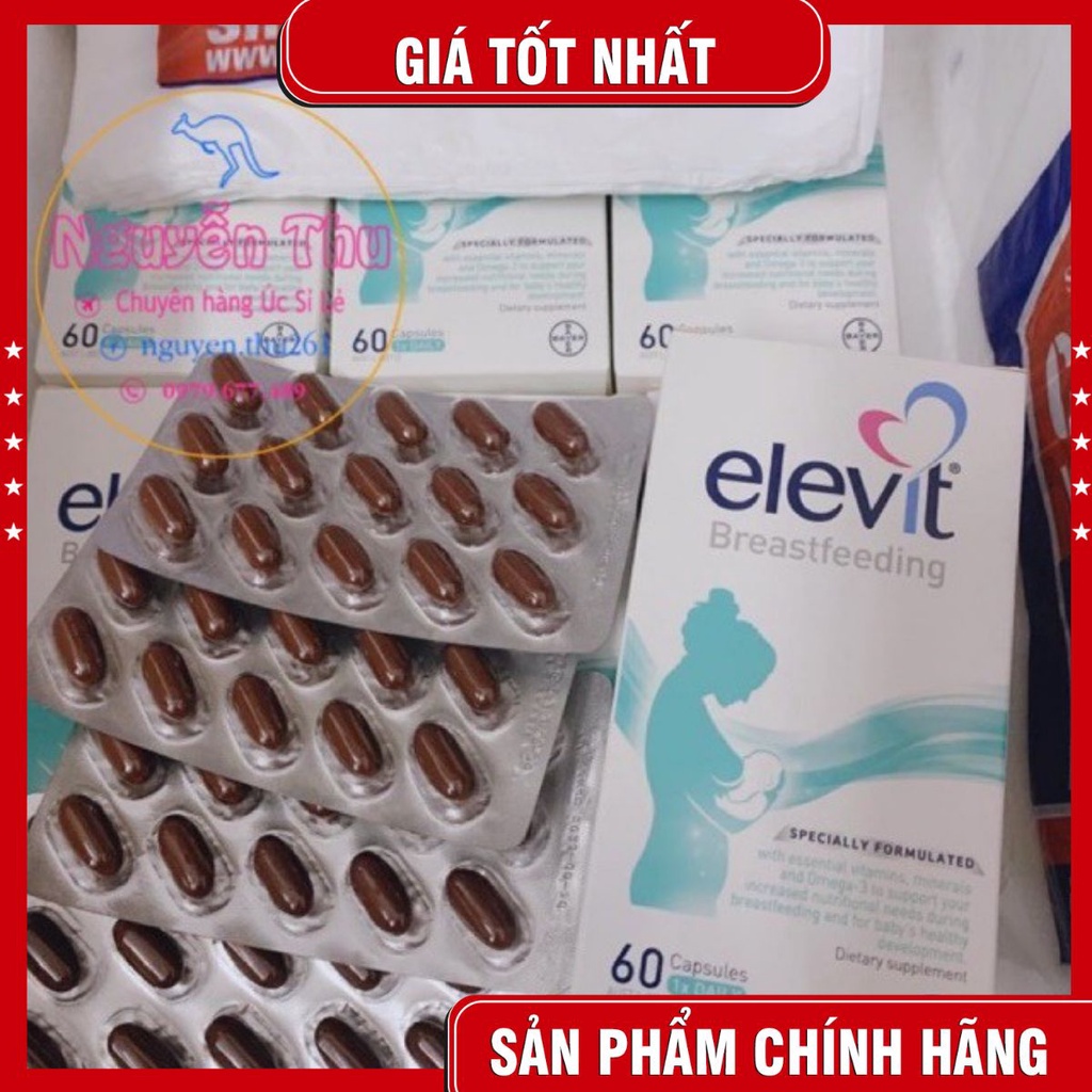 ELEVIT SAU SINH cho mẹ sau sinh 60 Viên/ 2 Tháng