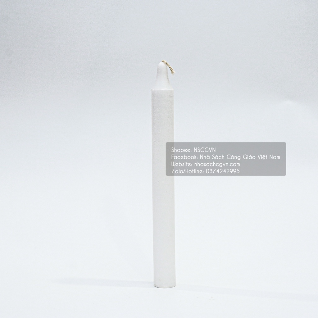 Nến sáp 17cm 21cm thắp bàn thờ, dùng trong sinh hoạt gia đình NS194