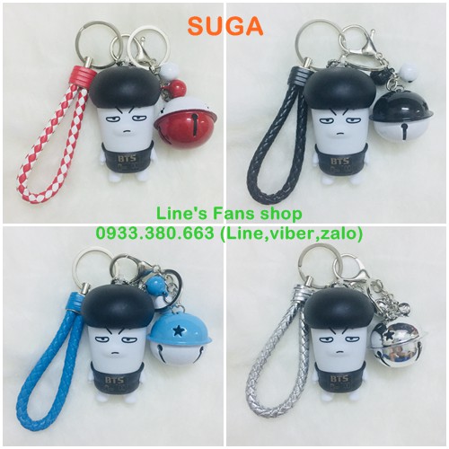 Móc khóa BTS (KM tặng Sticker & hình xăm BT21 BTS)
