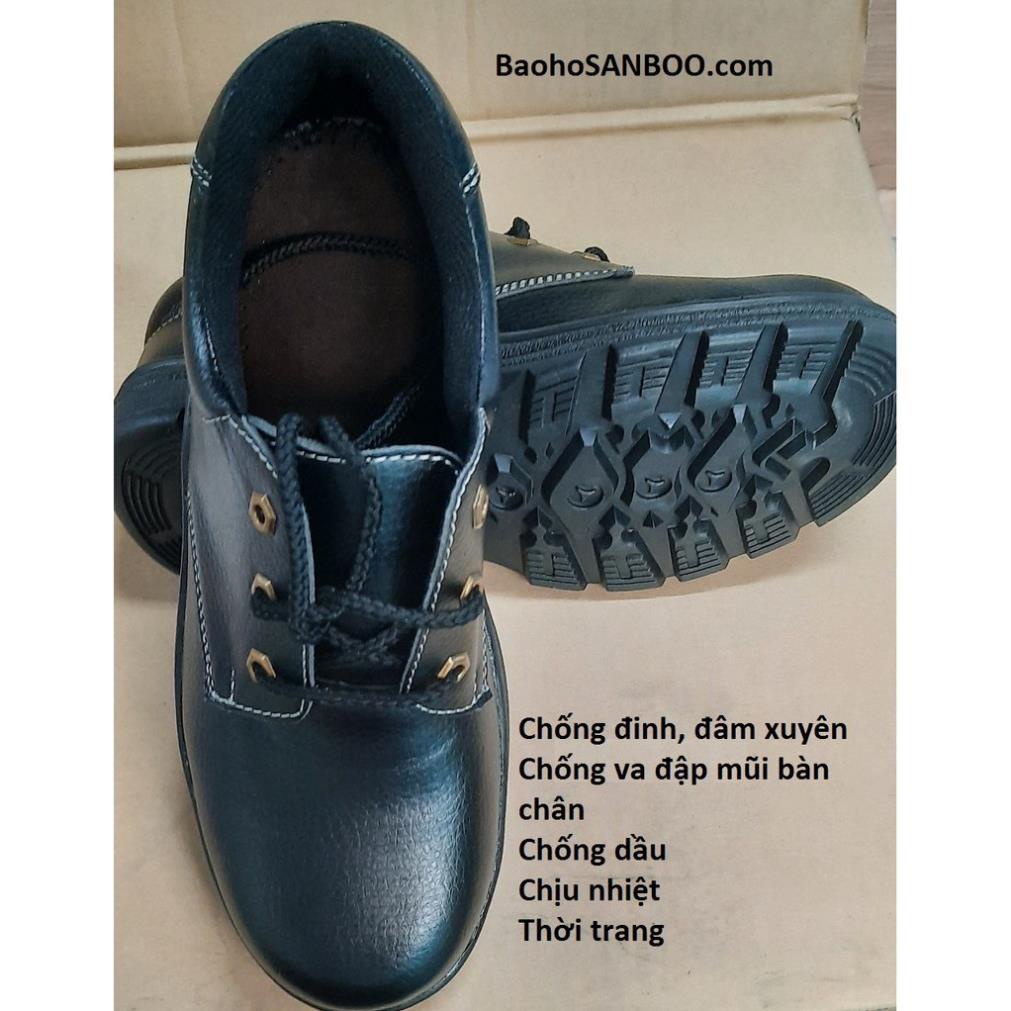 Giày bảo hộ lao động ABC cho công nhân, kỹ sư - Chống đinh, chịu dầu, chống va đập mũi bàn chân _Z(*