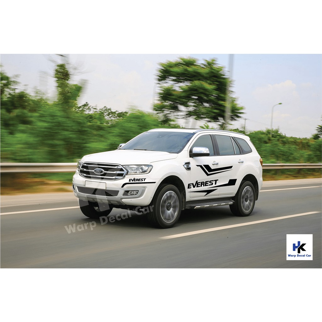 Tem xe everest độc - decal everest