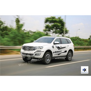Tem xe everest độc - decal everest