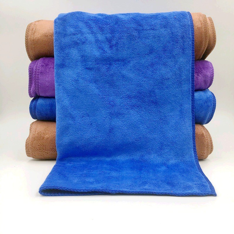 Khăn lau Microfiber chuyên dụng dành cho ô tô kích thước 35x70cm MÀU NÂU PKN-0014