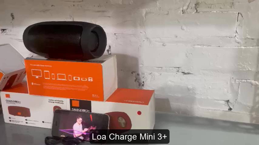 Loa bluetooth mini không dây cầm tay charge 3 nghe nhạc hay, hỗ trợ cắm usb thẻ nhớ | BigBuy360 - bigbuy360.vn