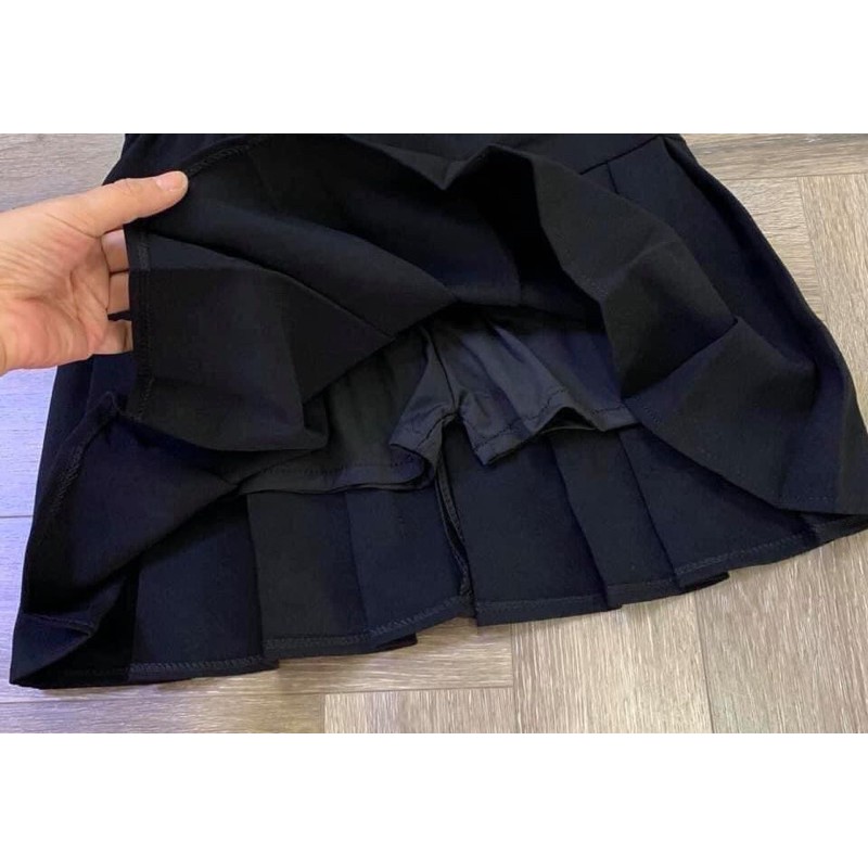 KÈM ẢNH THẬT CHÂN VÁY XẾP LY HÀNG QC