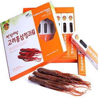 Hồng sâm nguyên củ tẩm mật ong cao cấp Achimadang Hàn Quốc- Hộp 300g