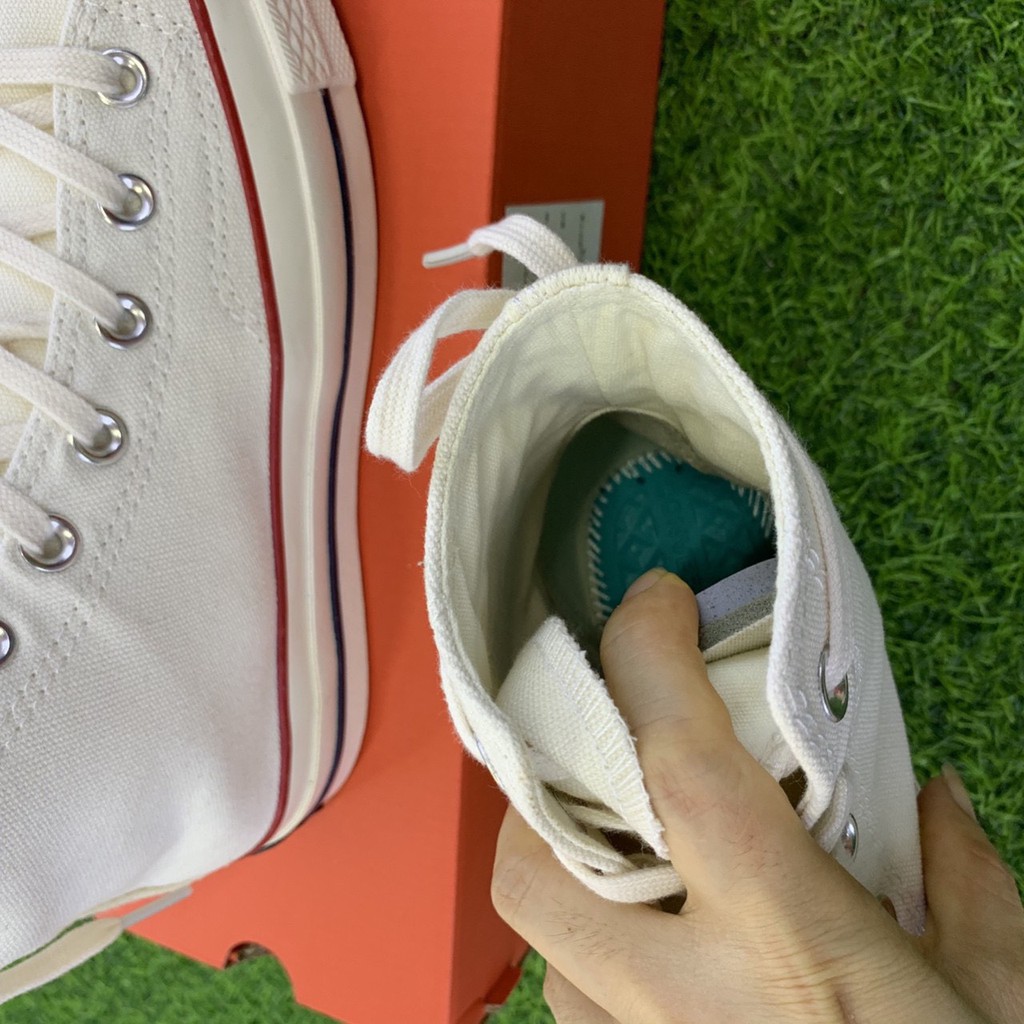 [GIÀY ĐẸP] Giày Converse_Trắng kem cao cổ Sneaker Nam Nữ