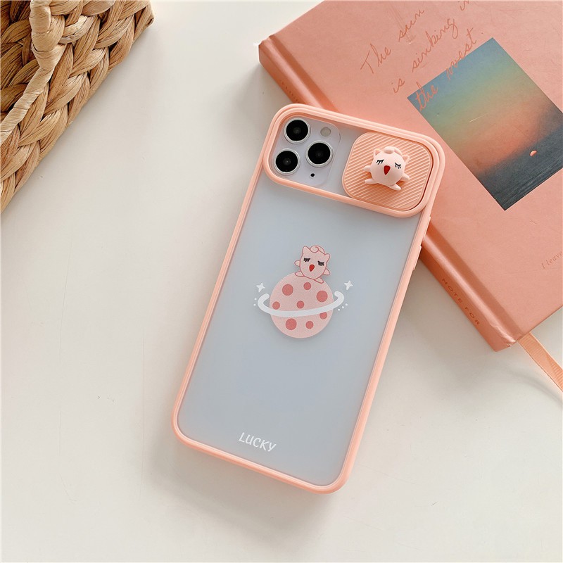 Ốp lưng iphone trượt camera  Pikachu 6/6s/6plus/6splus/7plus/ 8plus / x /xs /xs max /11/11 promax Dino case dt09